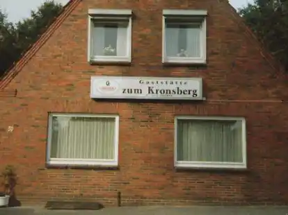 So sah die Gastwirtschaft &bdquo;Zum Kronsberg&ldquo; in Westerloh von au&szlig;en aus.