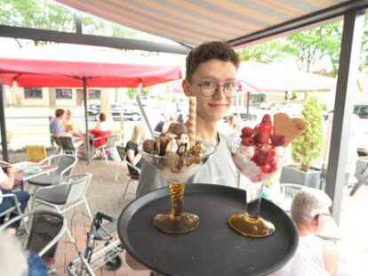 Junior-Chef Kevin Spalluto und sein Team hatten jede Menge zu tun.
