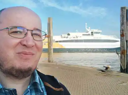 Hat die Katamarantour von Norddeich nach Helgoland ausprobiert: NWZ-Redakteur Arne Haschen.