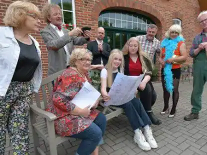Bei der Speelkoppel Hoyerswege haben die Proben f&uuml;r das Freilicht-Theater in Schlutter begonnen.
