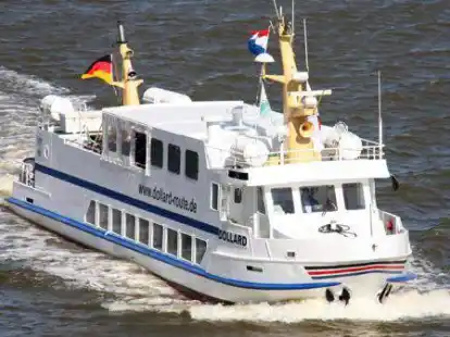 Das F&auml;hrgastschiff &bdquo;Dollard&ldquo; f&auml;hrt ausnahmsweise auch an Himmelfahrt.
