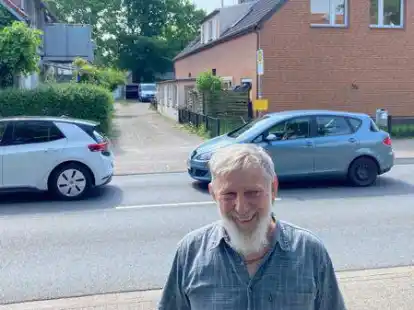 Das Haus mit den gelben Klinkern wird abgerissen: Carsten Krampe bereitete das Sorgen.