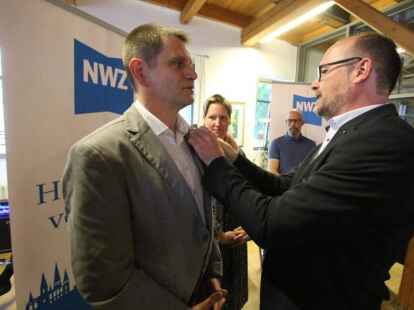 Fr&uuml;hjahrsempfang im Mai 2022 der NWZ Friesoythe in der Alten Wasserm&uuml;hle mit der Ehrung der Menschen des Jahres 2020 und 2021. Foto: Piet Meyer