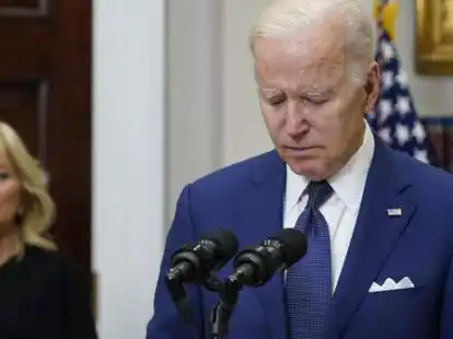 US-Pr&auml;sident Joe Biden richtet sich nach dem Massaker an einer Grundschule in Texas an die Menschen in den USA.