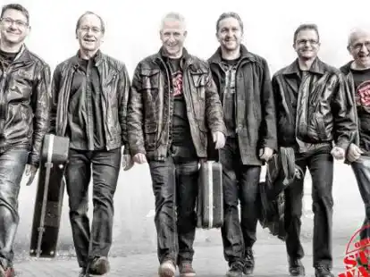 Rockt das Huder Sch&uuml;tzenfest: Die Band Stone Washed aus Syke.