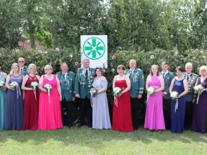 Die Sch&uuml;tzenbruderschaft Markhausen inthronisiert am Sch&uuml;tzenfestmontag ihren neuen K&ouml;nig Christoph B&ouml;hmann und seine K&ouml;nigin und Ehefrau Kerstin B&ouml;hmann.