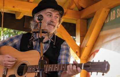 J&uuml;rgen Brinker spielt beim Stadtfest in Leer.  Bild: Privat