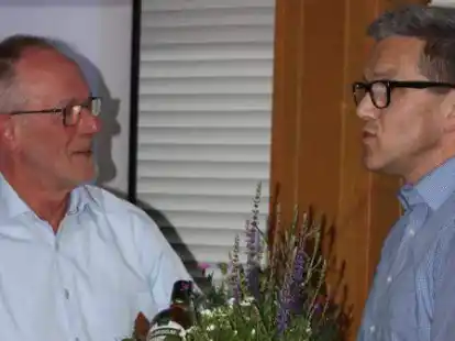 Nehmen Abschied aus dem Vorstand: 1. Vorsitzender Erhard Hennig-Weltzien (links) und  2. Vorsitzender Jens Carstens.