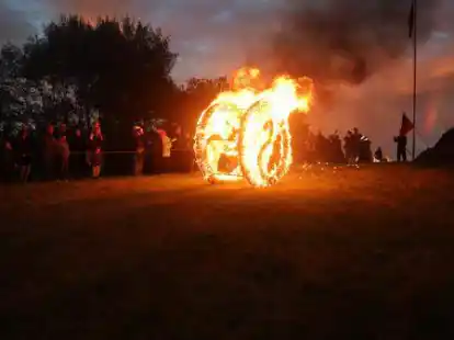 Nachgeholtes Jubil&auml;um: In Conneforde war wieder eine Sonnenwendfeier m&ouml;glich.