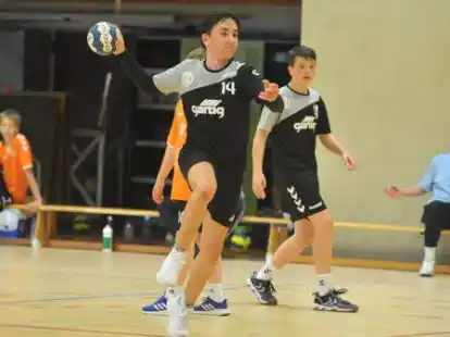 Erfolgreich und torgef&auml;hrlich: David Frizler und die Elsflether C-Junioren