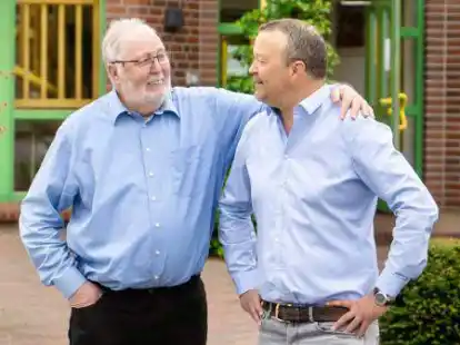 Ein starkes Team: Diderk Heinje f&uuml;hrt gemeinsam mit seinem Sohn Sebastian die Baumschule Heinje in Jeddeloh I.