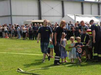 Jede Menge Action wurde beim Ovelg&ouml;nner Gemeindefeuerwehrtag in Neustadt geboten.