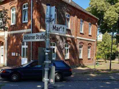 Sollen laut der Gruppe Gr&uuml;ne-KA-Linke zu einer Fahrradstra&szlig;e werden: Markt und Ahlhorner Stra&szlig;e bis zum Kreisel.