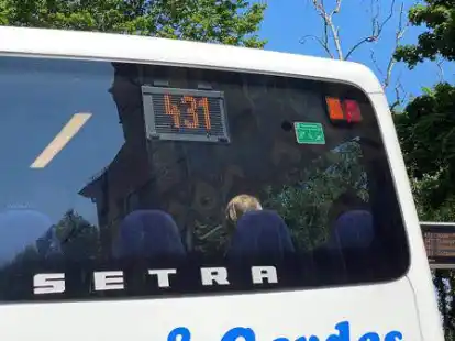 Auch die Linie 431 ist von der Fahrbahnsanierung betroffen.