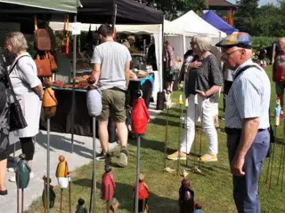 Zufriedene Ausstellung und begeisterte Besucher: Die 2. Westersteder Landpartie bei Familie Ohliger war ein voller Erfolg.