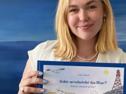 Hat &bdquo;Wohin verschwindet das Meer?&ldquo; selbst geschrieben und illustriert: die 22-j&auml;hrige Emderin Fides Schmidt.