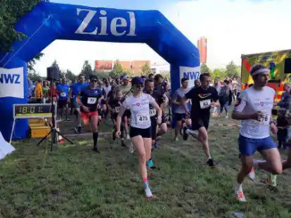 Rund 600 Teilnehmer gingen beim Nordsee-Firmenlauf an den Start.