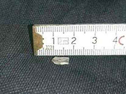 Klein, aber wirkungsvoll: Der Ausl&ouml;ser war dieses kleine Plastikteil.