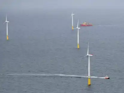 Liefert bereits Strom: der Offshore-Windpark Riffgrund 1 bei Borkum.