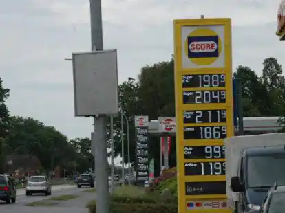 Tanken in Moordorf: Hier war die Lage entspannt.