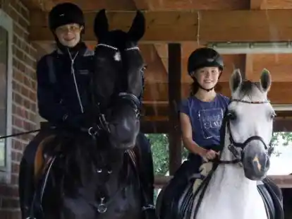Starten erneut beim Jugendchampionat: Til und Lia H&uuml;lsmann vom Ammerl&auml;nder Reitclub.