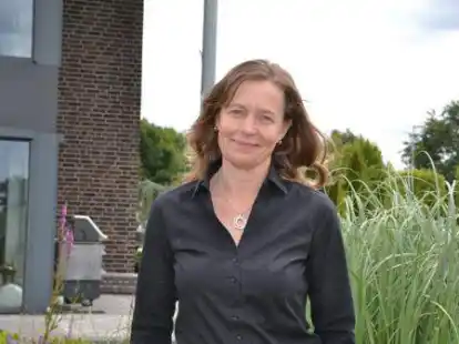 Meistert die Gratwanderung zwischen Beruf und Familie: Hilke Tabken, Gesch&auml;ftsf&uuml;hrerin des Garten- und Landschaftsbaus Kreye.