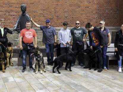 Mitglieder des Sch&auml;ferhund-Vereins Garrel waren in Friesoythe unterwegs.