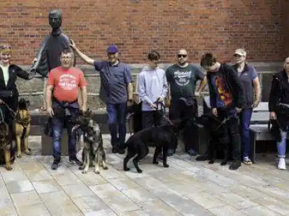 Mitglieder des Sch&auml;ferhund-Vereins Garrel waren in Friesoythe unterwegs.