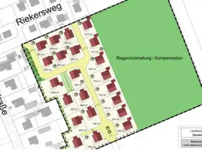 So sieght die Bebauungsidee f&uuml;r das neue Wohngebiet aus.