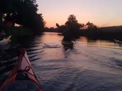 Mit dem Kanu auf der Hunte