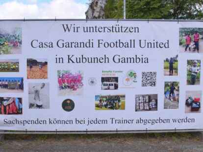 Unterst&uuml;tzer-Plakat / Foto: Heino Schmidt