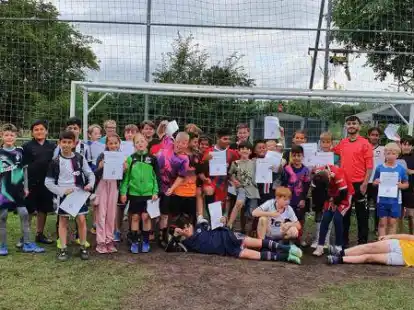 Der Ferienspa&szlig; Elsfleth begann mit einem Fu&szlig;ballturnier.