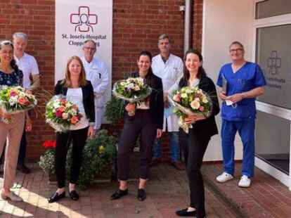 Vier Studentinnen der Medizinischen Hochschule Hannover haben am St.-Josefs-Hospital Cloppenburg ihre Pr&uuml;fungen bestanden.