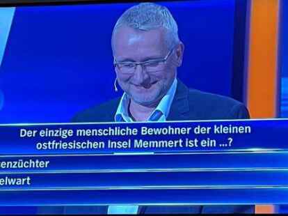 Klaus Decker in der Quiz-Show