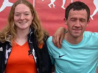 Schnell unterwegs: Luzie Rosenboom und Daniel Johanning vom BV Garrel