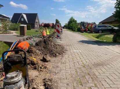 Das Glasfaserkabel wird entlang der S&uuml;derstra&szlig;e verlegt. Doch nicht alle Nachbarn werden hier angeschlossen.