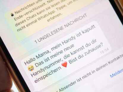 Achtung Falle! Eine Oldenburgerin berichtet von einer Whatsapp-Betrugsmasche und m&ouml;chte andere warnen.