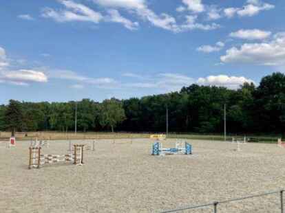 Auf dem neu angelegten Reitplatz am Fillerberg findet vom 5. bis 7. August das erste Turnier statt.