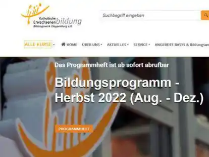 Online k&ouml;nnen Kurse beim Bildungswerk Cloppenburg schon gebucht werden.