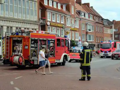 L&ouml;ste ein Gro&szlig;aufgebot von Einsatzkr&auml;ften aus: der Brand eines Trockners in einem Hotel-Restaurant am Samstagnachmittag in der Neutorstra&szlig;e.