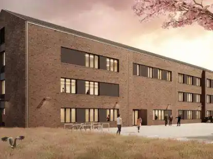 So soll es aussehen: das neue Haus des Zollamtes Emden im Hafen.