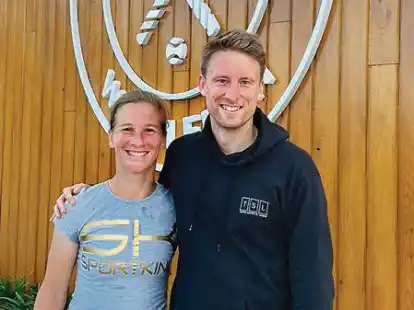 In Wimbledon: Mattis Wetzel unterst&uuml;tzte Vivian Heisen in der Vorbereitung auf das Rasenturnier in London.