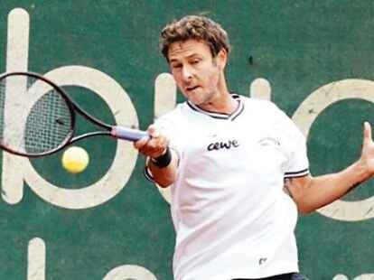 Starkes Comeback im OTeV-Trikot: Der Franzose Gleb Sakharov feierte im Spitzeneinzel ein 6:3, 6:4.