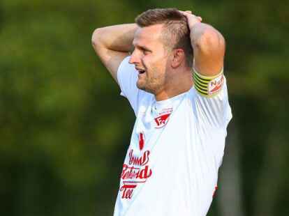 Jens Bakker verpasste in der ersten Spielminute die F&uuml;hrung f&uuml;r die G&auml;ste.