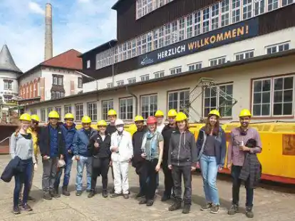 Die Exkursion begann f&uuml;r die Studenten der Carl von Ossietzky Universit&auml;t bei einer Mine in Rammelsberg.
