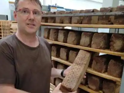 B&auml;ckermeister Lars Gr&uuml;nhoff in Norden.