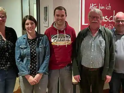 Dem Vorstand geh&ouml;ren (von links) Sandra Gerken, Mareike Frerichs, Christoph M&uuml;ller, Hans-Hinrich H&ouml;pken und Jan-Bernd Meyer an.