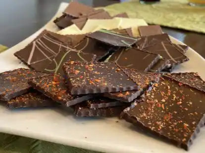 Wei&szlig; oder lieber dunkel? Mit Frucht, Gew&uuml;rzen oder N&uuml;ssen? Besucher des Schokoladenhotels k&ouml;nnen am Tag des Kakaos herausfinden, welcher Schokoladentyp sie sind.