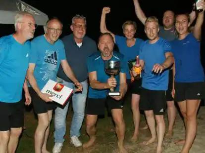 Die siegreiche Mannschaft 