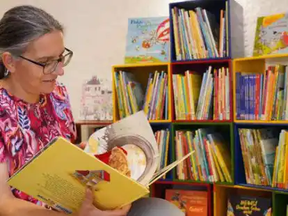 Hat eine Vorliebe f&uuml;r Kinderb&uuml;cher: Ursula Eicker (55)